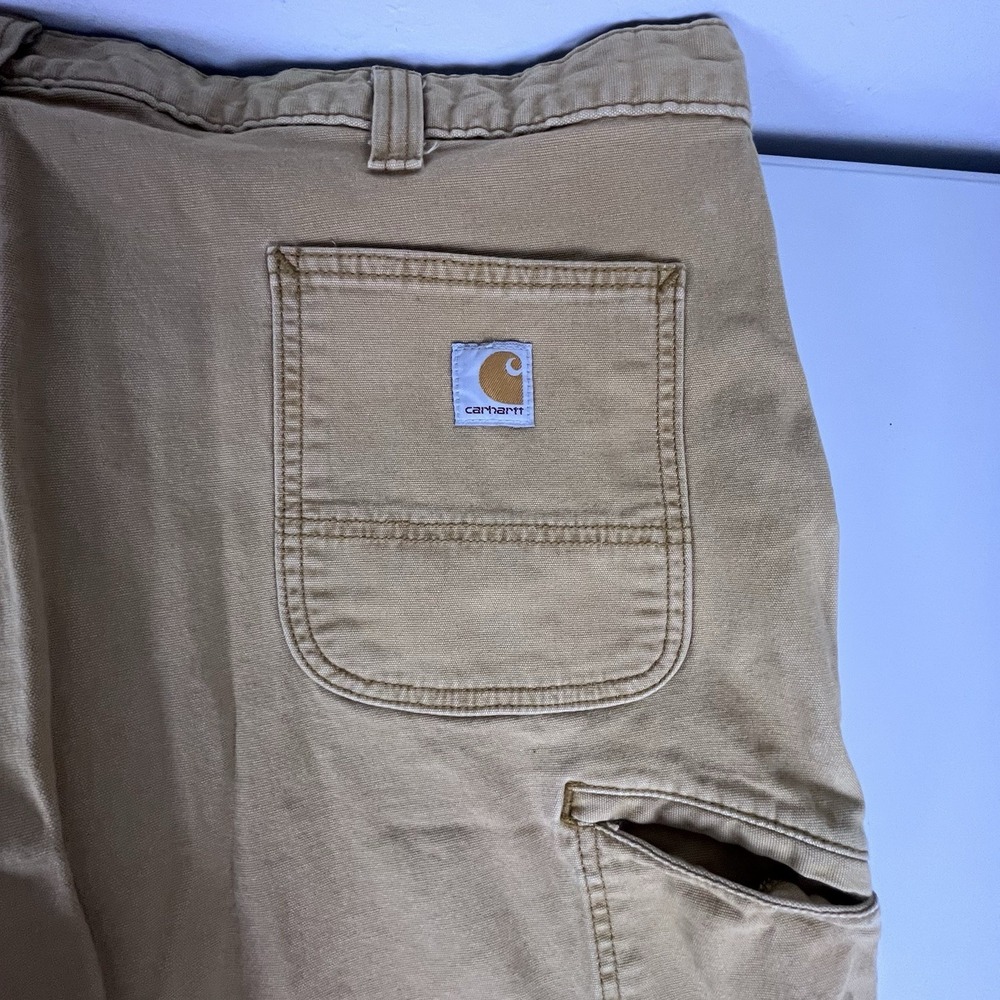 Carhartt Relaxed Fit Rugged Flex Canvas Work Shorts Mens 42 Workwear 102514-918 - Picture 10 of 10